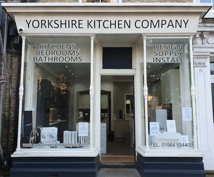 Yorkshire Kitchen Company Front of Shop, Luxury Kitchen Showroom East Riding of Yorkshire based